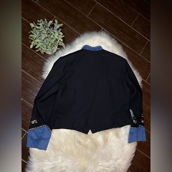 Scully 1906 vintage shacket/blazer embroidered western sz Large/XL - Picture 7 of 8